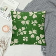 thumbnail image 2 of Creowell St. Patrick's Day Throw Pillow Covers Square Accent Farmhouse Decorative Pillowcases Cushion Covers for Home Décor Living Room Sofa Couch Bedroom, 2 of 5