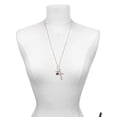 thumbnail image 3 of Delight Jewelry Resin Monkey I Have Plans for You Engraved Cross Zoey Necklace, 28", 3 of 4