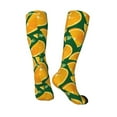 thumbnail image 2 of Knee High Socks for Men and Women, Orange A Althletic Compression Socks, Support Long Tube Socks for Outdoor Sport, Calf Socks, High Stockings for Women Men, 2 of 7