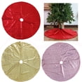 thumbnail image 2 of Falda de árbol de Navidad bordada con lentejuelas, decoración inferior de árbol, tapete de Feliz Navidad, adornos de fiesta en casa, 90/120cm, 2 of 4