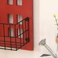 thumbnail image 2 of Estantes de pared para almacenamiento, estante montado en la pared con forma de casa de madera hecho a mano para dormitorio y sala de estar, 2 of 5