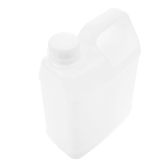 HONITANO 1Pcs Plastic Jug for Businesses Curved Shape Semi Clear Plastic Liquid Storage Gallon Pitcher
