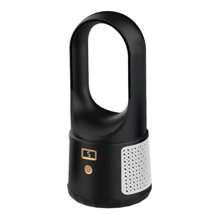 

Cre-Heaven Home USB Charging Digital Display Desktop Bladeless Fan