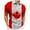 Grey, variant on YUEVE Canada Day Polo Shirt Men Summer Vintage Short Sleeve Maple Leaf Flag Graphic Golf Shirts Casual Breathable Tee Tops