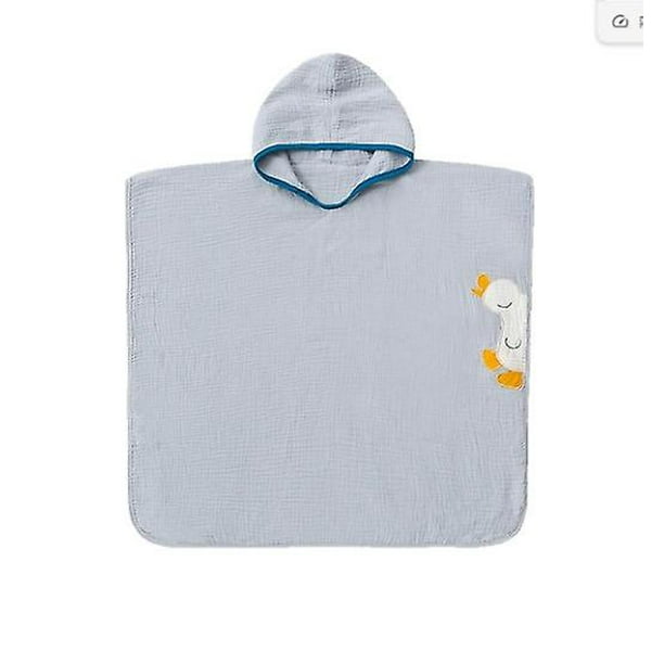 Gasa de algodón, los niños pueden usar una capa con capucha, toalla de baño para nadar