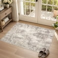 thumbnail image 6 of MICGEEK 3'x5' Abstract Area Rugs, Stain Resistant Washable Throw Rugs for Bedroom Kitchen Entryway, Modern Small Area Rug Front Door Mat Entrance Doormat with Non-Slip Backing, Brown, 6 of 9