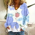 thumbnail image 1 of LOVZFMLL Cardigan pour Femmes Cardigan Décontracté à Boutons Veste Manteau de Mode Imprimée, 1 of 5
