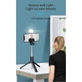 thumbnail image 7 of KOMI Selfie Stick with Tripod Stand and Wireless Remote, Compatible with Phones, Live Streaming and Photography Black+LED light, 7 of 7