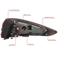 thumbnail image 4 of DNA Motoring OEM-TL-005-L For 2017-2020 Ford Fusion OE Style Left Driver Side Tail Light Lamp, 4 of 7