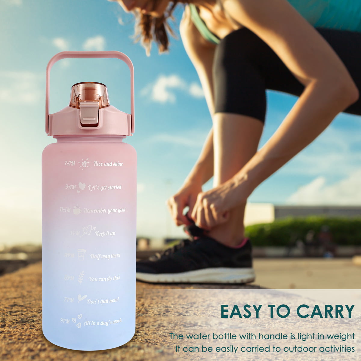Level Up Loading” Motivational Water Bottle – Level Up Sis