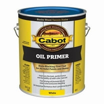 Cabot Creamery Oil Primer Low VOC White - Solvent-Based, Quick Drying - 1 gal