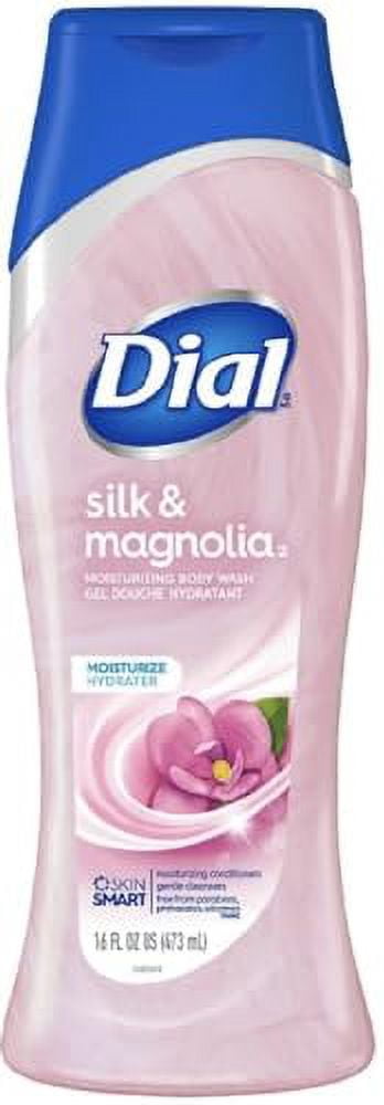 Dial Moisturizing Body Wash Silk & Magnolia, 16 oz, 2 Pack