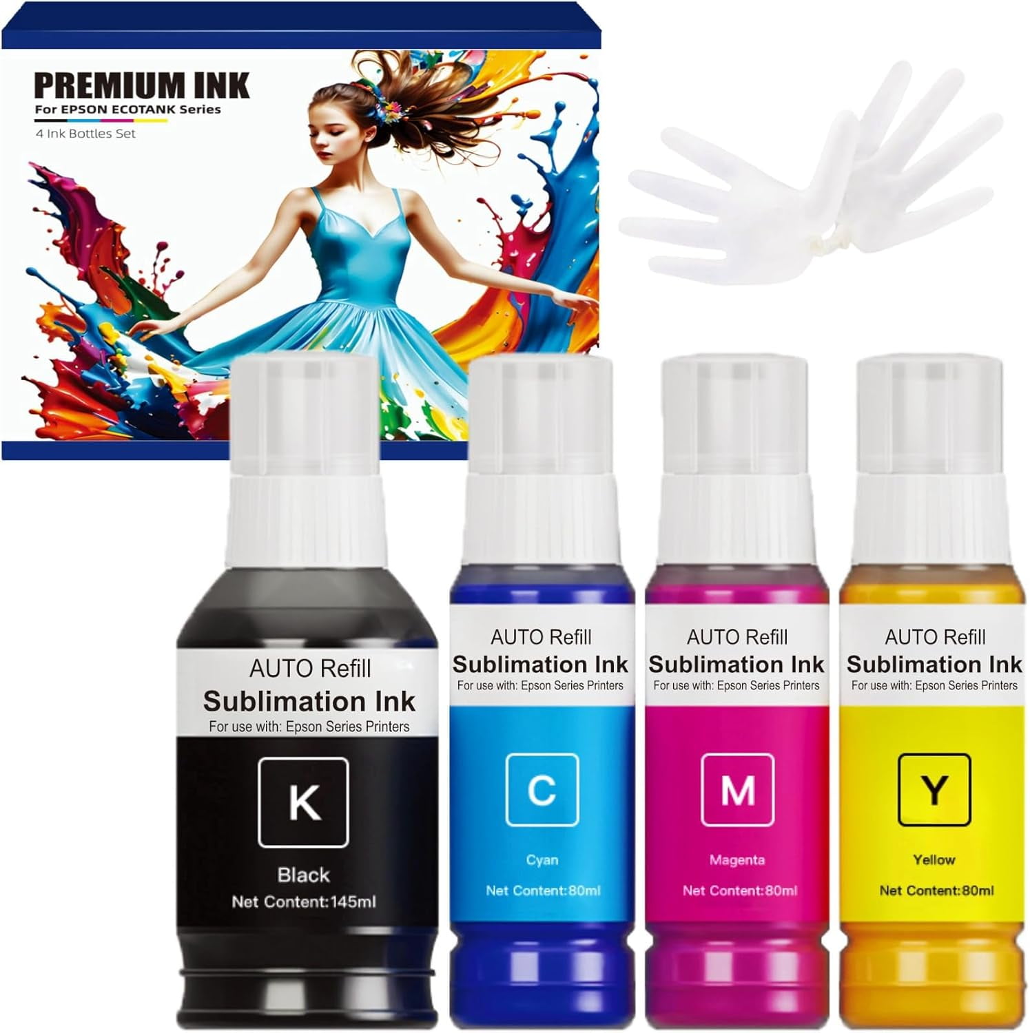 Sublimation Ink for EPSON et 15000, EPSON et 2400, EPSON Eoctank 2800, EPSON Ecotank 2850, EPSON 2803, ET-3850,