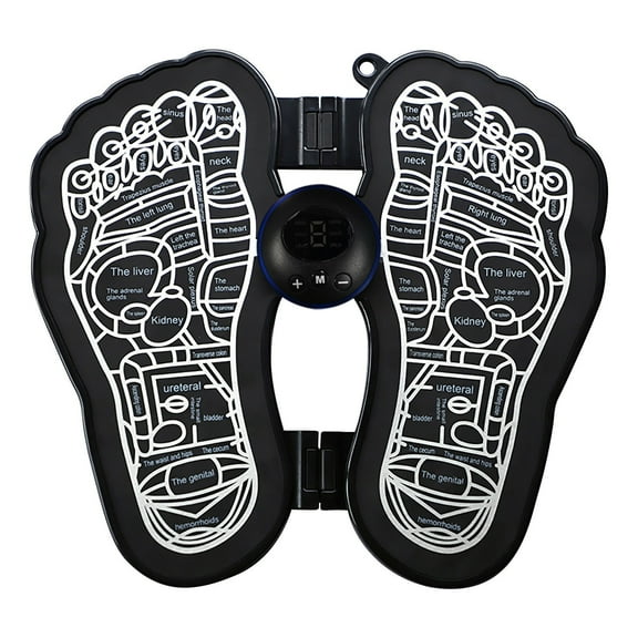 Beauty Under $15 Smart Display Massage Foot Pad Home Acupuncture Foot Physiotherapy Massage Foot Massager As Show One Size