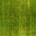 thumbnail image 1 of Ahgly Company Machine Washable Indoor Square Oriental Yellow Industrial Area Rugs, 6' Square, 1 of 4
