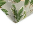 thumbnail image 4 of Jordan Manufacturing 18" x 18" Tori Cedar Grey Floral Square Tufted Contoured Outdoor Wicker Seat Cushion (2 Pack), 4 of 12