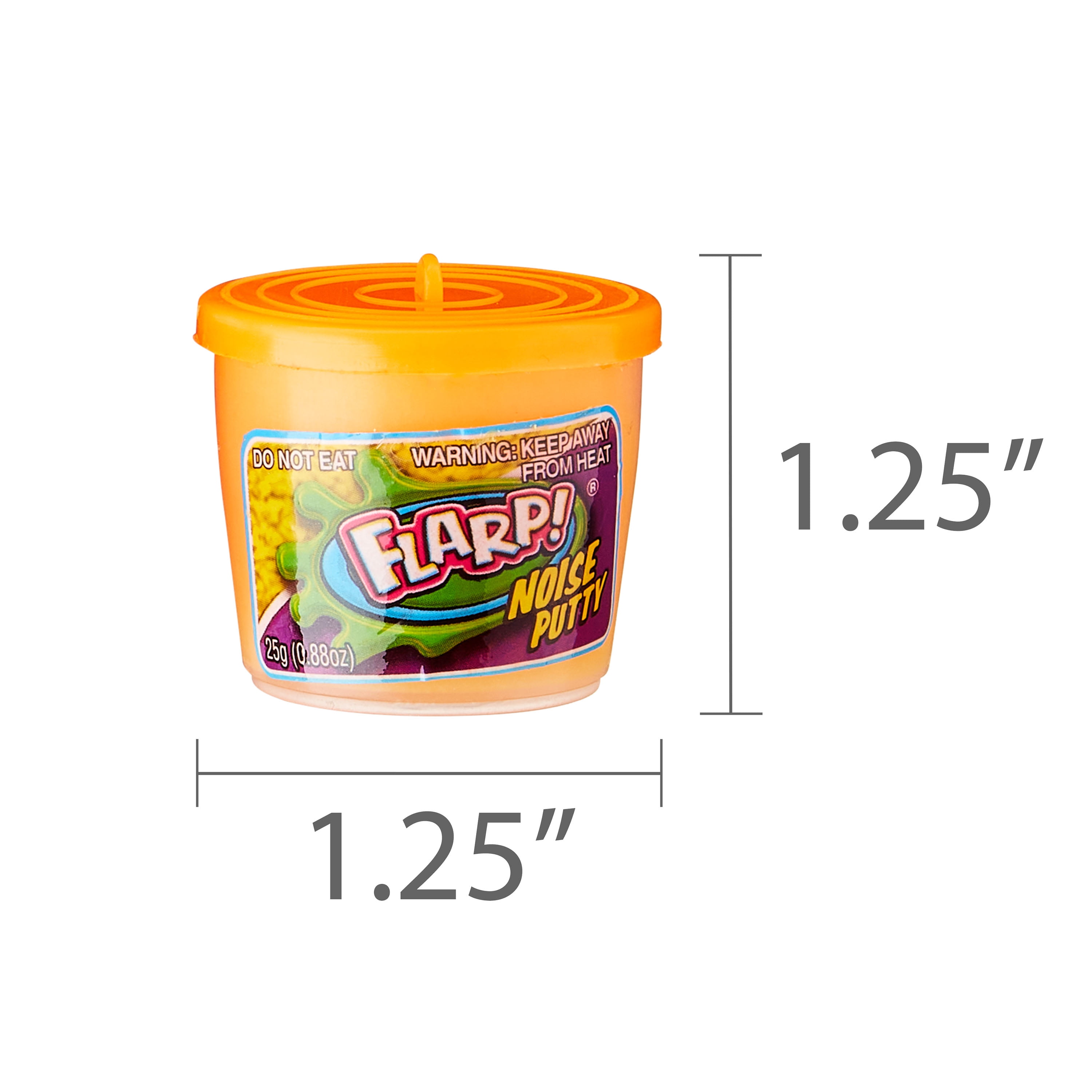 Multicolor Flarp Noise Putty Party Favors, 0.88 oz, 4 Count, by Way To Celebrate