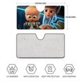 thumbnail image 4 of Bebé Jefe Blanco Niño Parasol para Parabrisas Delantero Protector Plegable, Visera Solar para Auto Bloquea Rayos UV Mantiene tu Vehículo Fresco140cm*76cm, 4 of 6