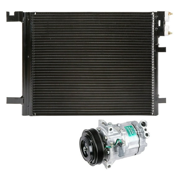 For Chevy HHR 2007-11 OEM Sanden PXV16 AC Compressor w/ A/C Condenser Drier - BuyAutoParts