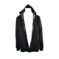 thumbnail image 4 of Powerfix Profi Men's Anthracite Hoodie 2 in 1 Reversible Black Gray Plaid (S01), 4 of 12