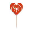 thumbnail image 1 of Scorpion Natural Insect Circle Toothpick Flags Heart Lable Cupcake Picks, 1 of 3