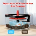 thumbnail image 2 of INWEJIA Spin Mop and Bucket Set, Self-Separating Water System, 360° Rotating Mop Head, Black, for Hardwood Floors, 2 of 6