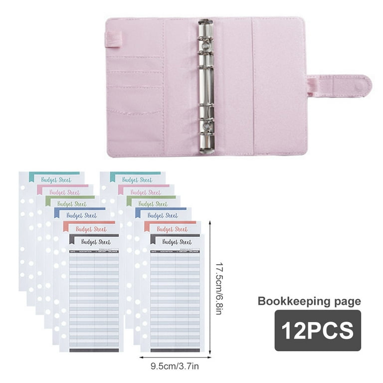  Budget Binder, Budget Binder with Zipper Envelopes