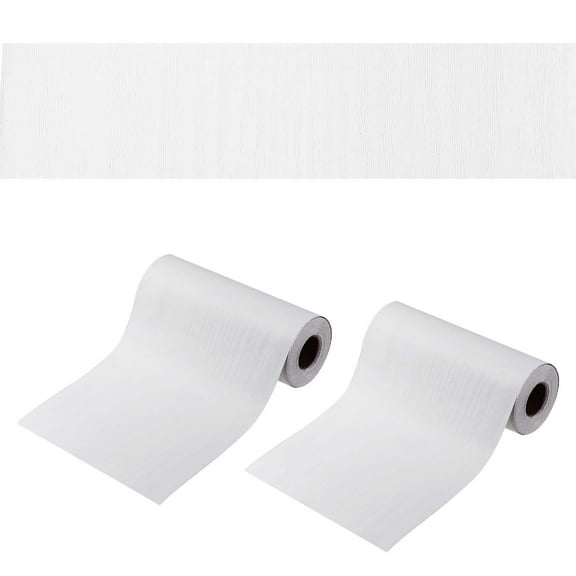 6 Inch x 66ft Wood Grain Repair Tape, Self Adhesive Realistic Textured Repair Tape Patch for Floor Door Table Cabinets Desk, White