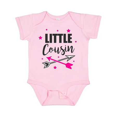 

Inktastic Little Cousin with Arrows and Stars Gift Baby Girl Bodysuit