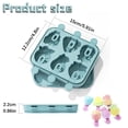 thumbnail image 4 of Hearthoom Fruit Popsicles Molds,Silicone Popsicle Mold,Reusable Ice Cream Molds for Homemade Popsicles Easy to Fill & Clean 4 Pcs,Multicolor, 4 of 9
