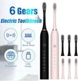 thumbnail image 2 of Adult Electric Toothbrush Smart USB Rechargeable Teeth Clean Whitening Sonic Toothbrush Timing Tooth Brush With Replacement Head, 2 of 28