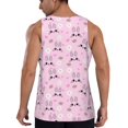 thumbnail image 6 of Rocae Rabbit Face for Men's Workout Tank Top Men's Running Tank Top Dry Fit Athletic Workout Tank TopsLarge, 6 of 9