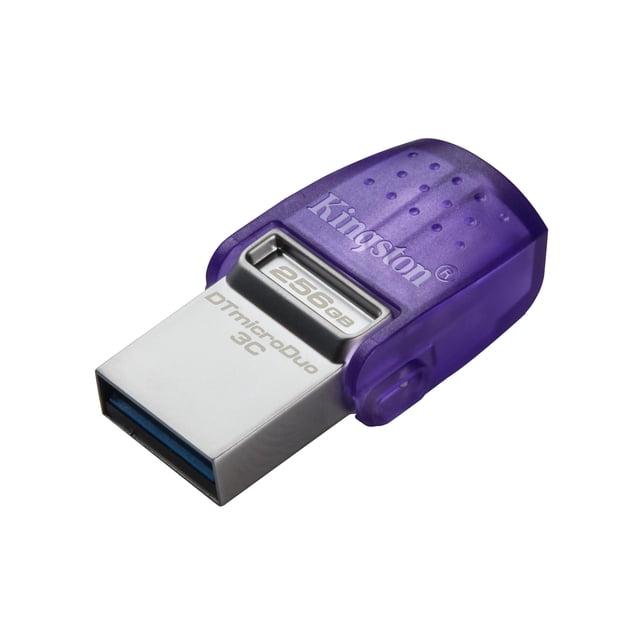Unidad flash Kingston DataTraveler MicroDuo 3C 256 GB USB-C y USB-A