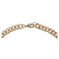 thumbnail image 3 of Fabric Metal Curb Chain Necklace, 3 of 3
