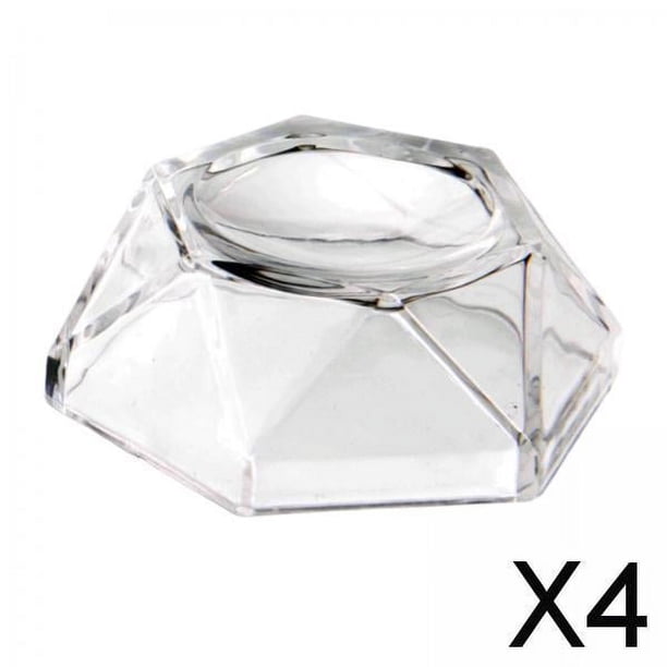 Base Acrílica para Esfera de Cristal Baoblaze Soporte de Exhibición DIY 4 Piezas
