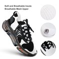 thumbnail image 4 of Cow, Black And White Walking Shoes for Men Woman Lightweight Tennis Fashion Elastic Sports Shoes Cushion Basketball Shoes, 4 of 7