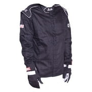 RJS Racing Equipment 200400107 Elite Series 1 Jacket SFI 3.2 A/1 2X-Large Black