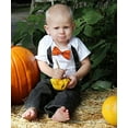 thumbnail image 5 of Noah's Boytique Halloween Pumpkin Jack O Lantern Bow Tie Outfit Baby Boy Costume 12-18 Months, 5 of 5