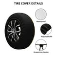 thumbnail image 2 of Lukts Western Cowboy Ranch pour Housses de Pneus, Imperméable, Anti-Poussière, Ajustement Universel pour Remorques & SUV - Protection Ultime en un-15 Pouces, 2 of 6