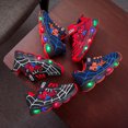 thumbnail image 2 of Venta caliente Diseñadores Casual Running Spiderman Flashing Light Up Led Niños Deporte Niño Niñas Bebé Niños Zapatos Sincero Hogar, 2 of 5