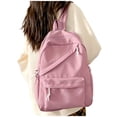 thumbnail image 4 of Fgnfyis Backpack for Kids Fresh Minimalist High Capacity Casual Daypack College Students Travel School Backpack Pink, 4 of 4