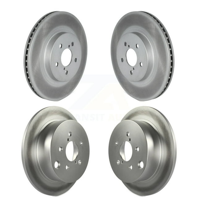Genius Front Rear Coated Disc Brake Rotors Kit for Car Subaru Crosstrek Impreza KG-101304