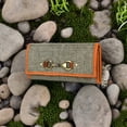 thumbnail image 5 of Aaron Leather Goods Women's Wallet, Seaweed, 5 of 7