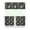 White, variant on Kitchen Window Curtains with Rod Pocket Over Sink Space Sci-Fi Small Window Treatment Cafe Short Curtains for Bathroom Tier Drapes,3 Piece Set,24 Inch