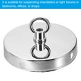 thumbnail image 4 of Uxcell 4" Ceiling Light Canopy Kit Pendant Light Fixture Mounting Bracket Hanging Hardware for Chandelier Silver 1 Set, 4 of 6