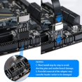 thumbnail image 4 of USB 2.0 Cabecera del Panel Frontal USB 9Pines a USB 2.0 Tipo-E Adaptador Interno Placa Base Adaptador de Enchufe, 4 of 5