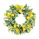 thumbnail image 2 of Spring Summer Fruit Wreath Artificial Lemon Wreath Round Home Decor 1772 pulgadas para el festival de fiesta de porche interno de porche al aire libre, 2 of 8
