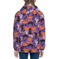 thumbnail image 6 of Pofeuu Halloween Black Cats Print Teenage Zipper Hoodie Sweatshirts Hooded Casual Jackets With Pocket For Boys Girls-Small, 6 of 6