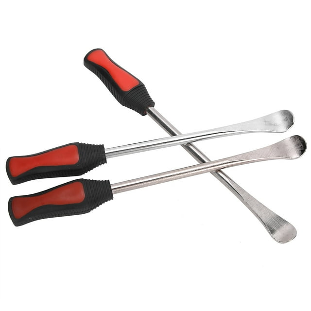 Ymiko Bike Lever Spoon Stainless Steel Hardware Labor-Saving High Hardness Tire Spoon Chrome-Plated For Car Motorcycle