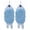 2PCS Blue, variant on FAGOBI Fish Shaped Chenille Kitchen Towels, Cartoon Fuzzy Hanging Decorative Hand Towel Super Absorbent Quick Hand Dry Towels for Bathroom Sink